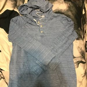 American Eagle long sleeve hooded T-shirt